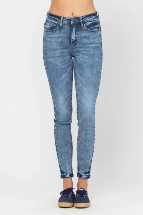 1 & 3 ONLY Judy Blue: Acid Wash Skinny Jeans