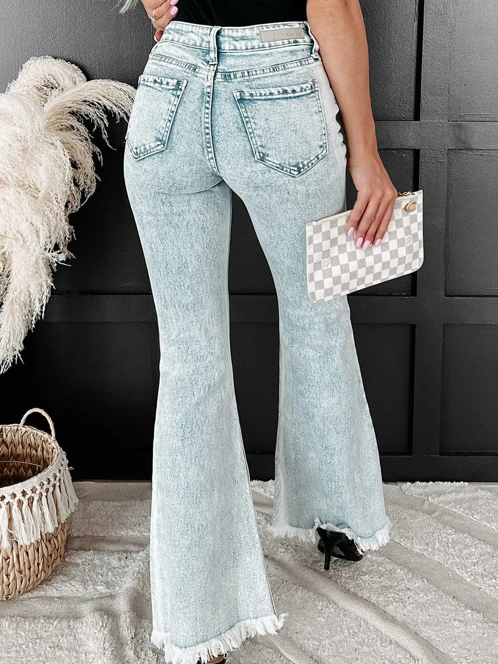 Acid Wash Bell Bottoms