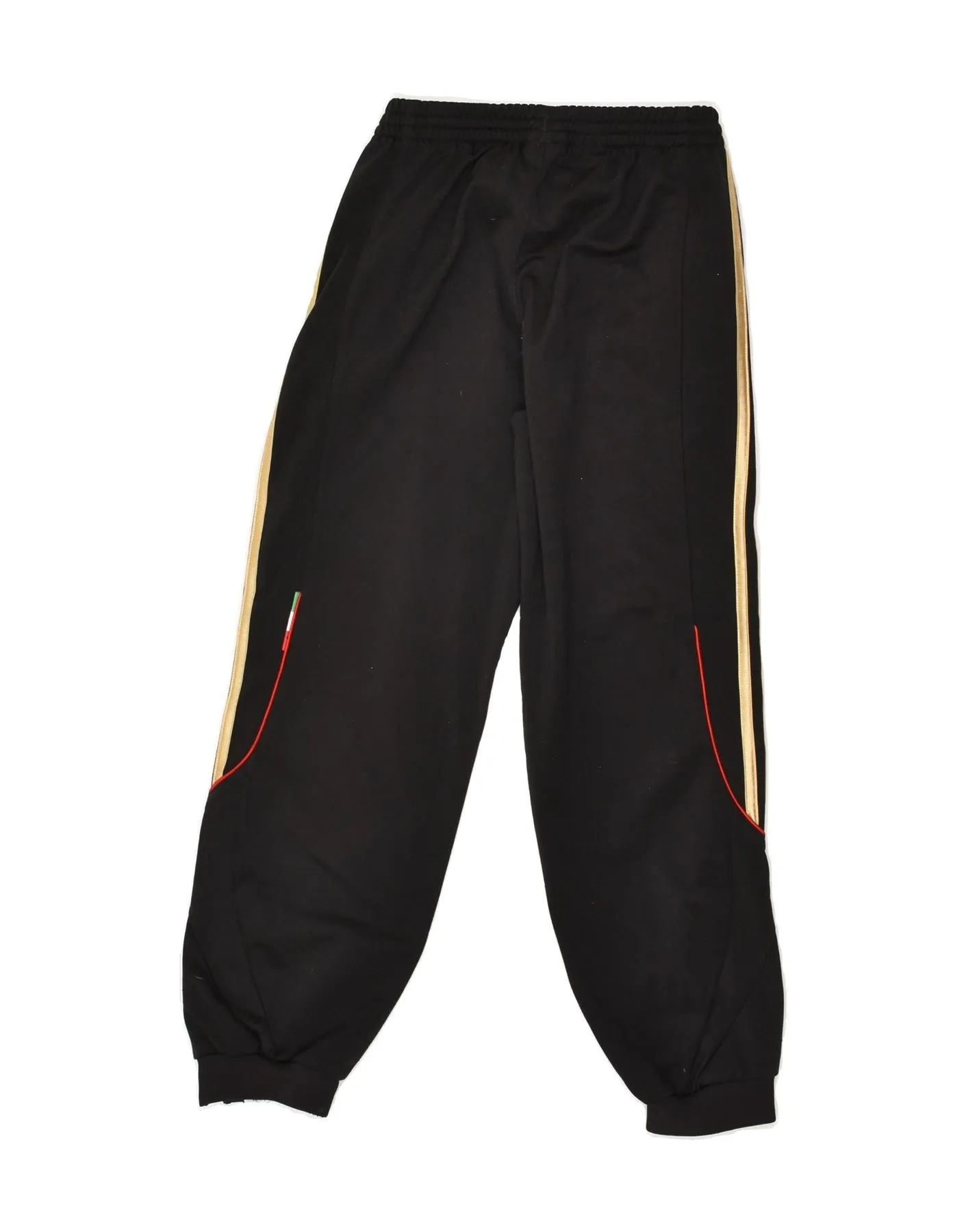 ADIDAS Boys AC Milan Graphic Tracksuit Trousers Joggers 9-10 Years Black