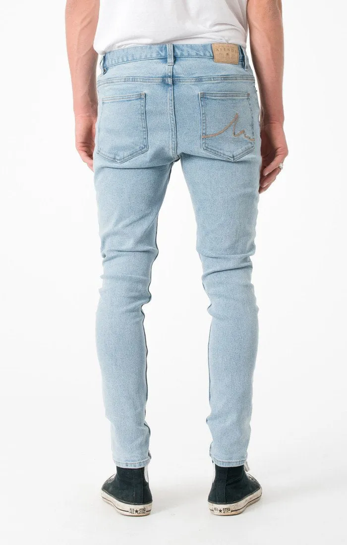 Afends Mens Beat Junky Jeans - Skinny Fit Denim