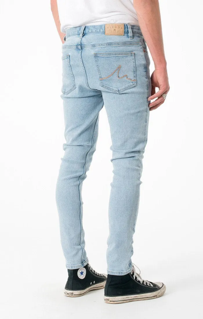 Afends Mens Beat Junky Jeans - Skinny Fit Denim