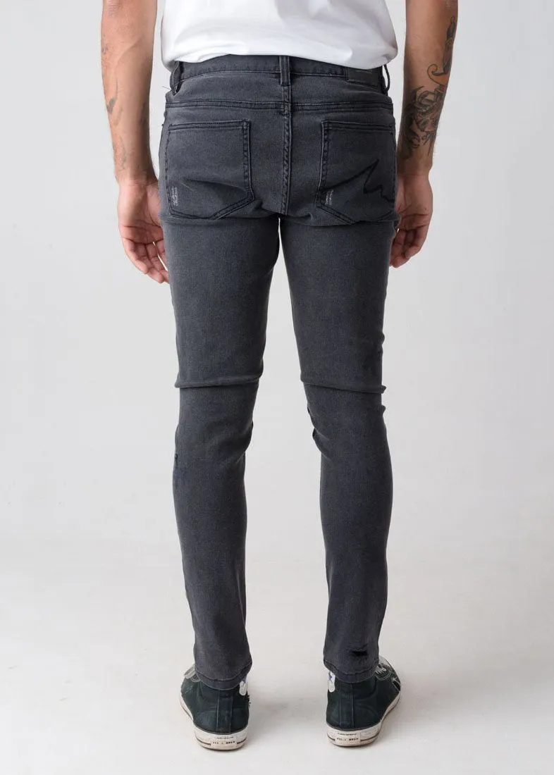 Afends Mens Beat Junky Jeans - Skinny Fit Denim