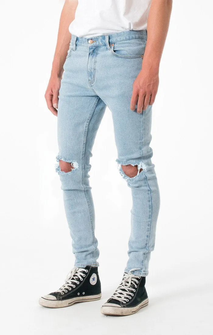 Afends Mens Beat Junky Jeans - Skinny Fit Denim