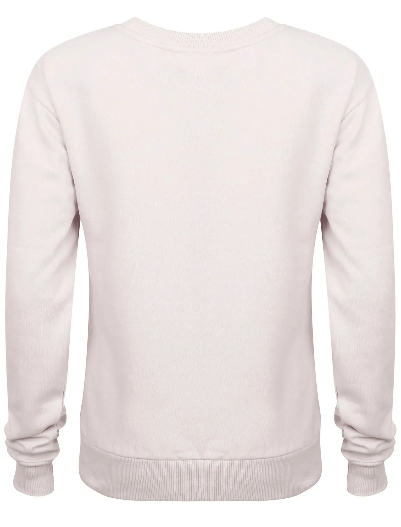 Arrow Cropped Sweatshirt with Lace Up Eyelets in White Asparagus - Amara Reya