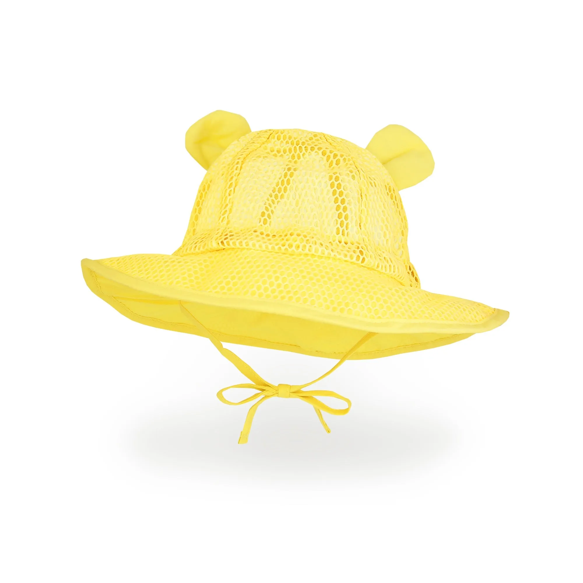 Baby Mesh Bucket Hat Toddler Sun Floppy Hat | White