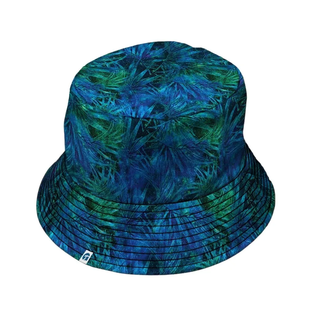 Blue Green Hawaiian Space Bucket Hat