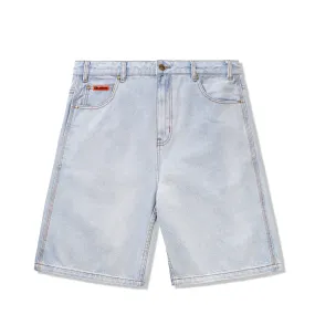 Butter Goods Baggy Denim Shorts Light Blue