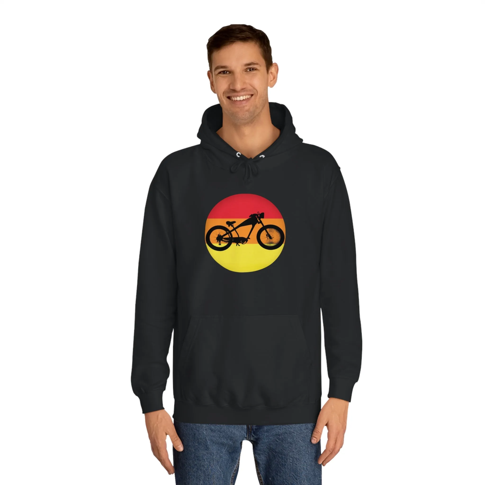 COOLER KING SILHOUETTE Unisex College Hoodie