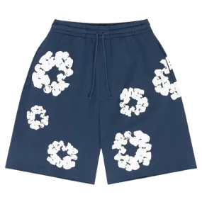 Denim Tears The Cotton Wreath Shorts 'Navy'