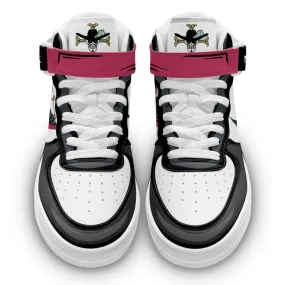 Dracule Mihawk Sneakers Air Mid Custom OP Anime Shoes