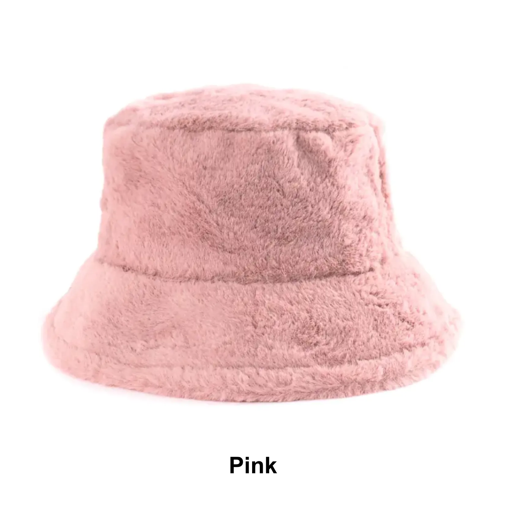 Faux Fur Fluffy Bucket Hat