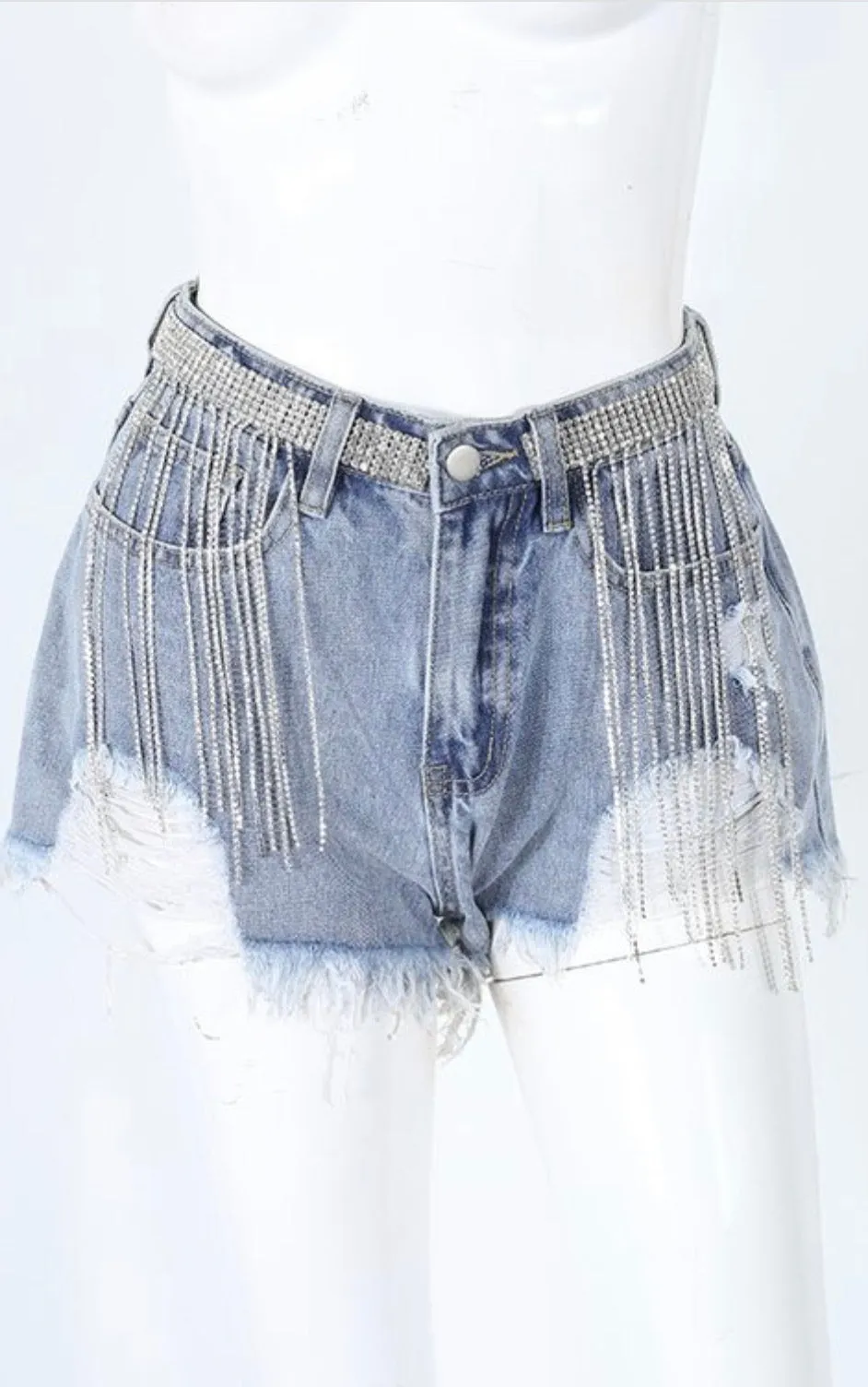 Flashy Gurl Denim Shorts