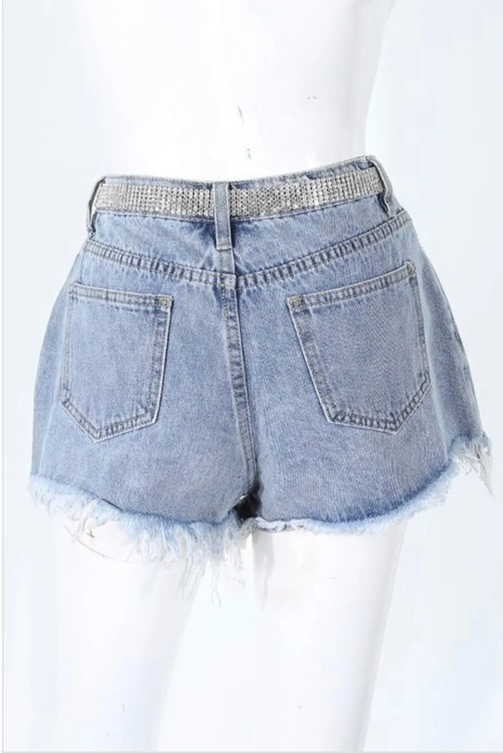 Flashy Gurl Denim Shorts