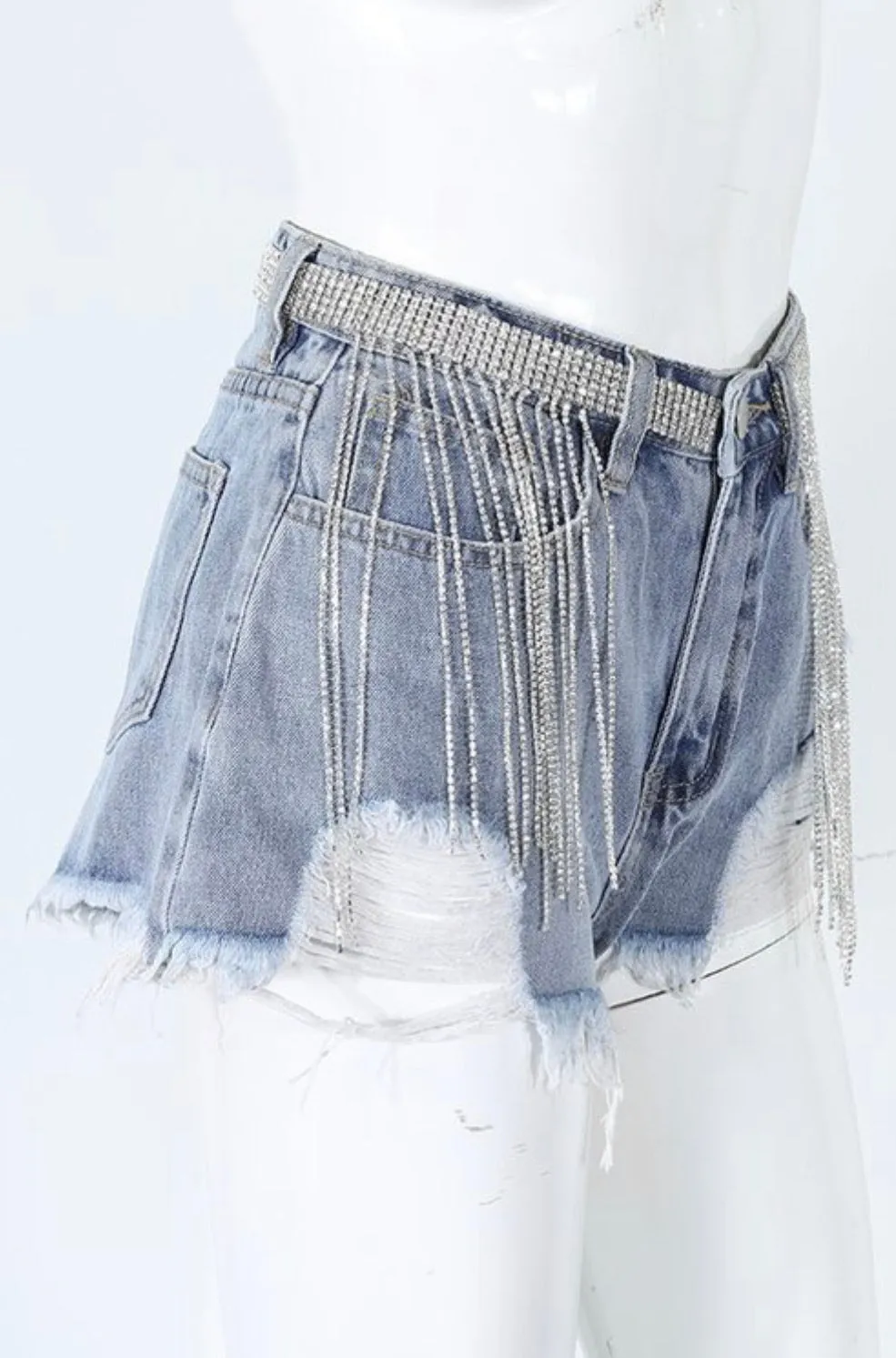 Flashy Gurl Denim Shorts