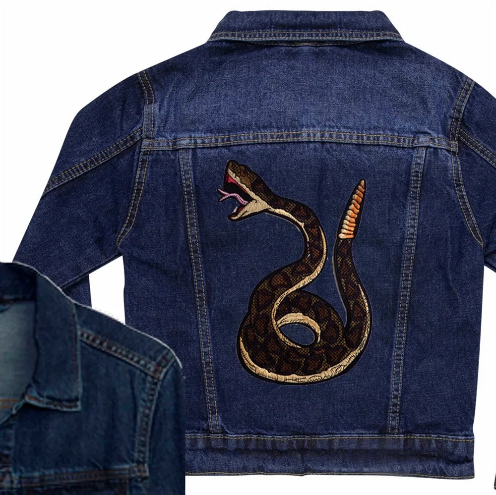 Green Snake Denim Jacket