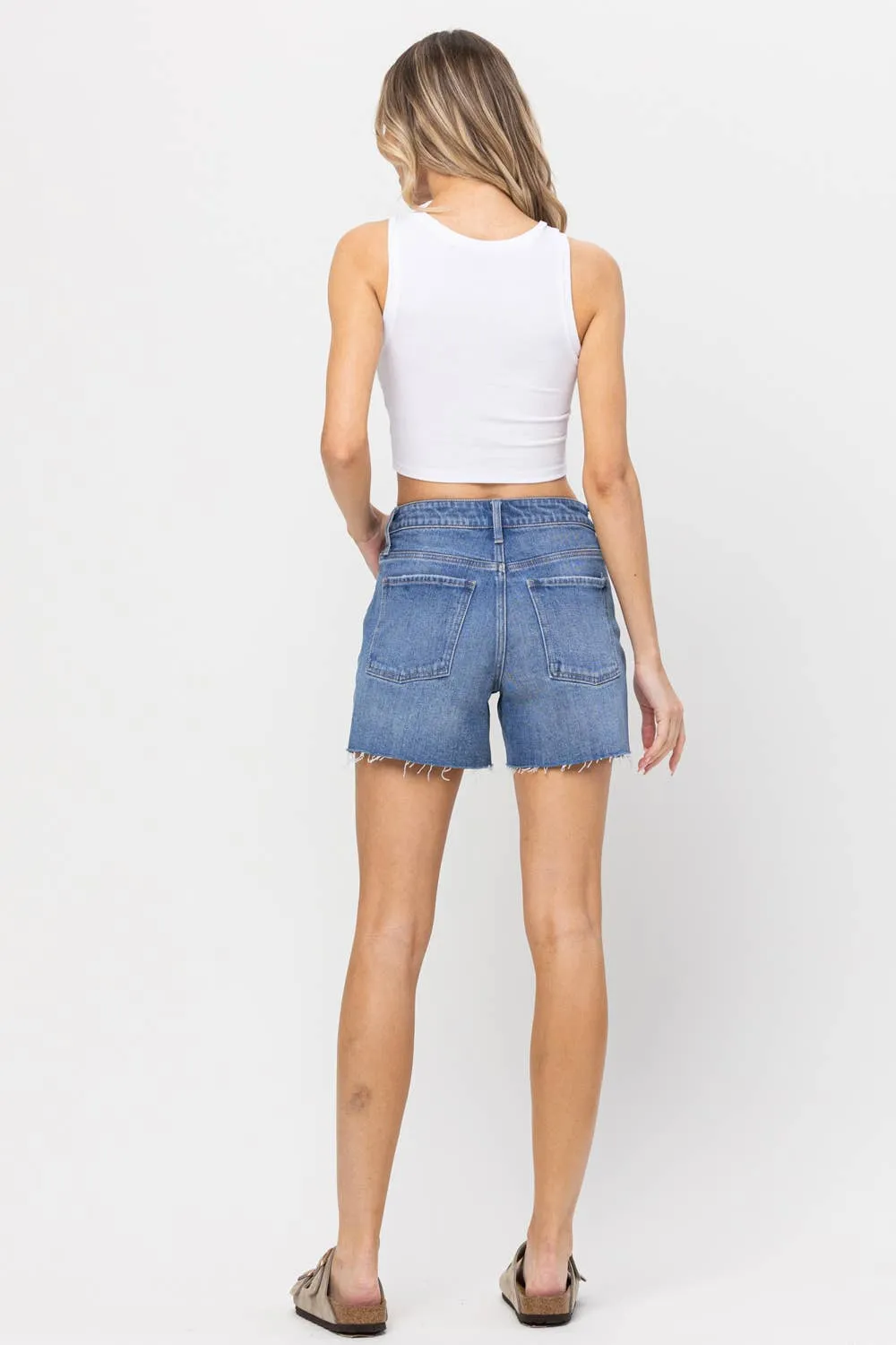 High Rise Mom Shorts