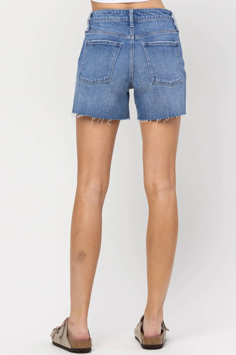 High Rise Mom Shorts