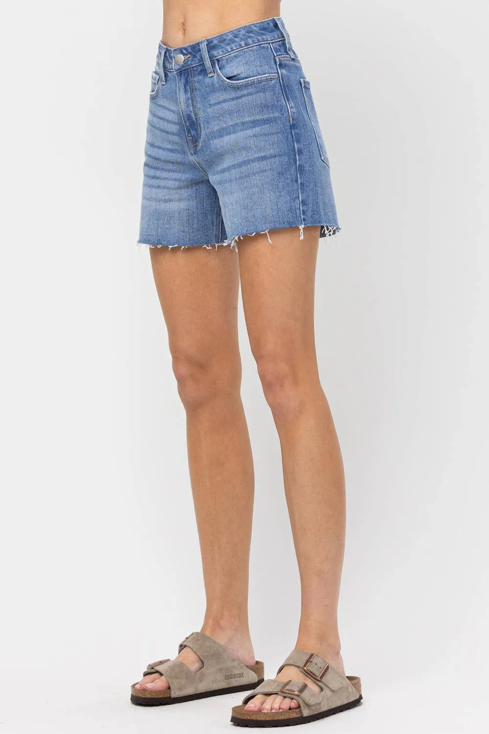 High Rise Mom Shorts