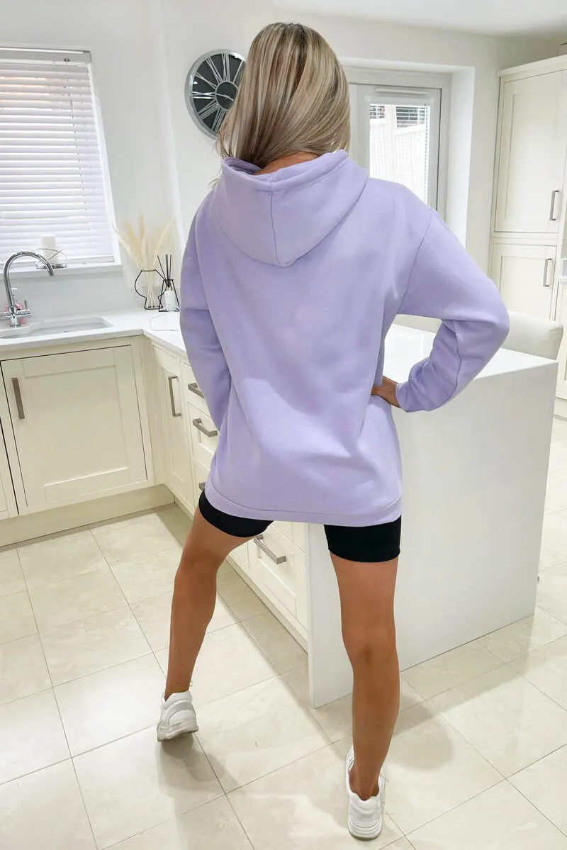 Lilac Oversized Hoodie