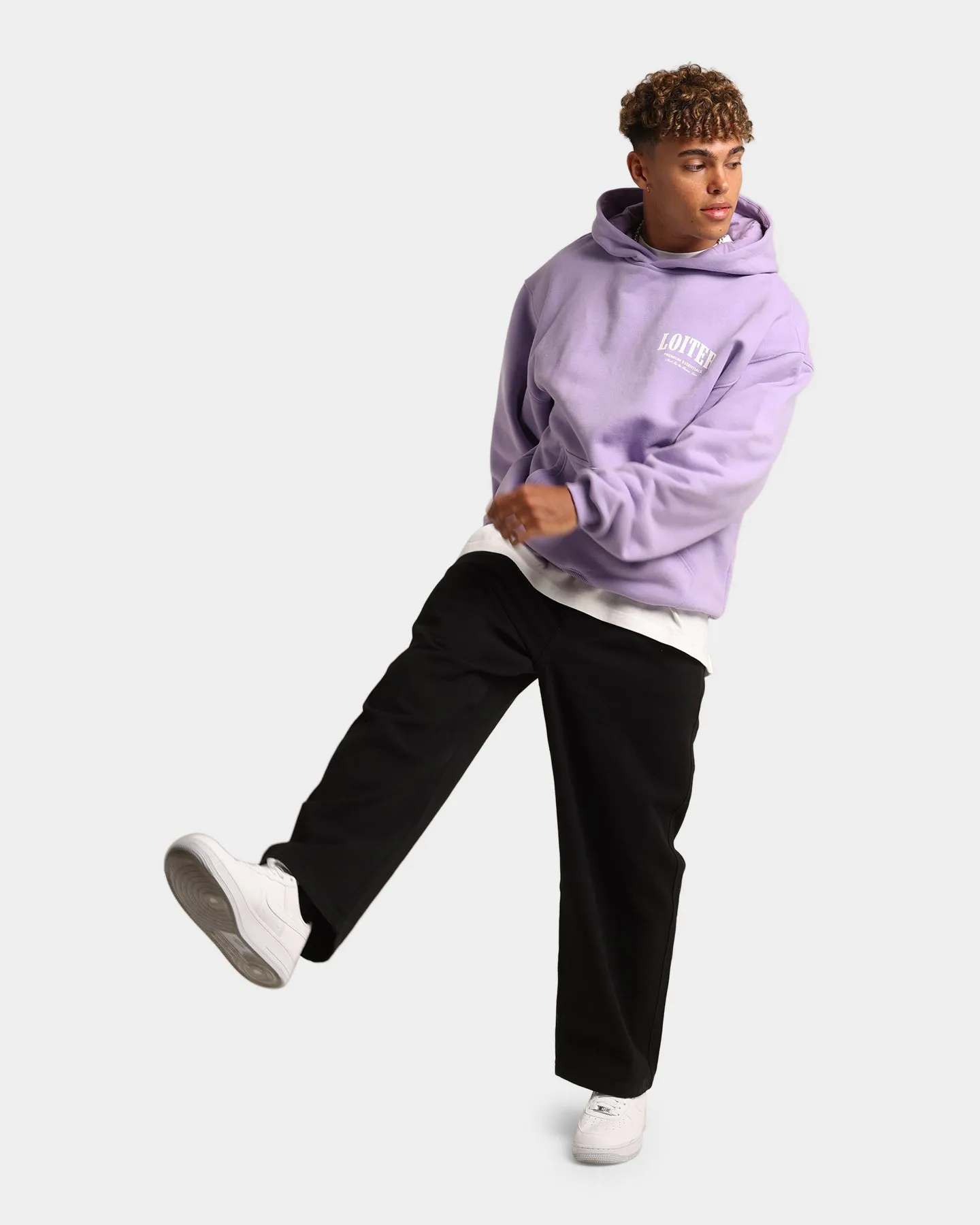 Loiter Premium Hoodie Lilac