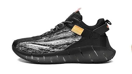 Men's Reflective Running Shoes: High-Quality, Breathable Sneakers