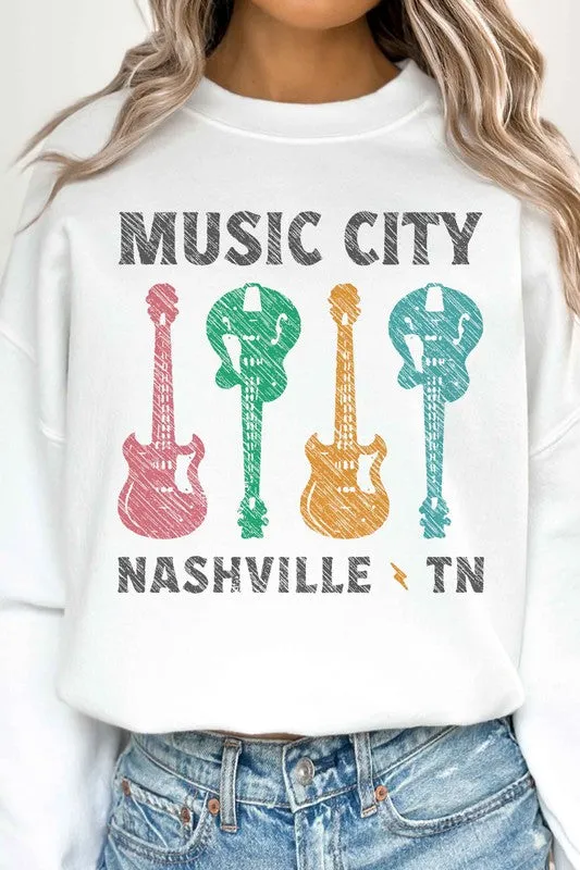 MUSIC CITY TENNESSEE OVERSIZED SWEATSHIRT