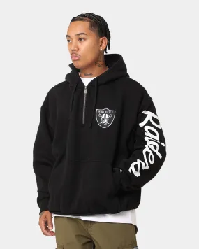 New Era Las Vegas Raiders Sleeve Script Hoodie Black/White