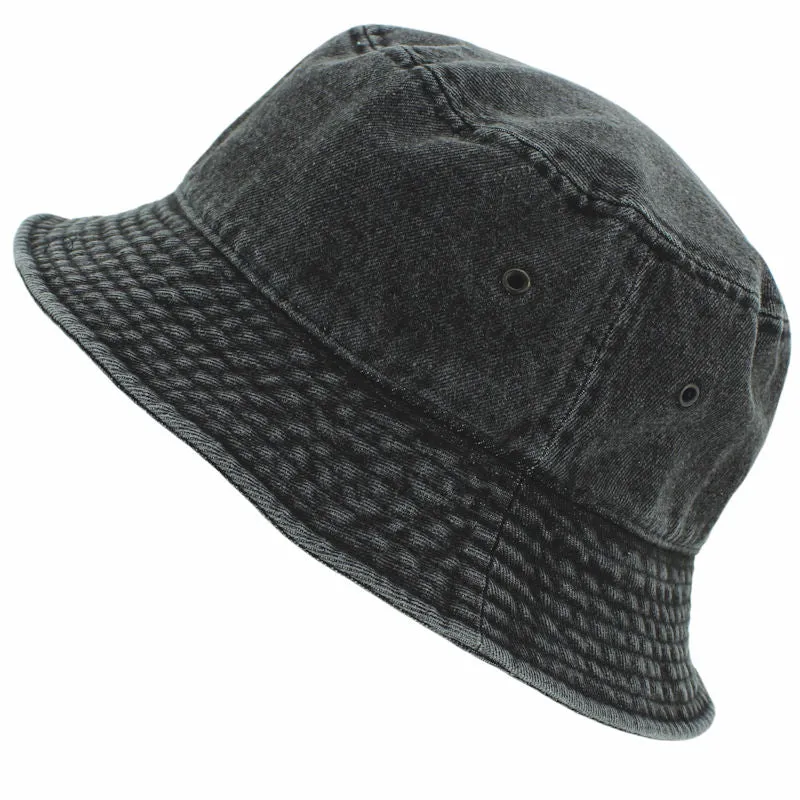 Newhattan 100% Cotton Denim Bucket hats Unisex