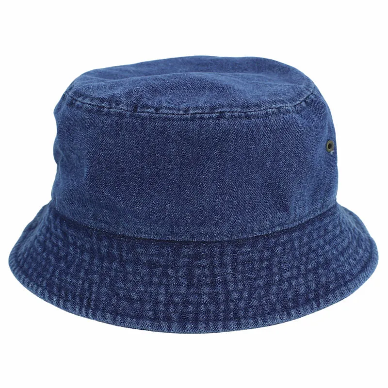 Newhattan 100% Cotton Denim Bucket hats Unisex