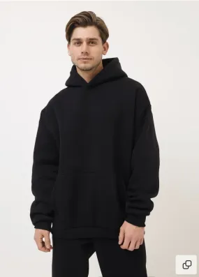 Oversized Black Hoodie