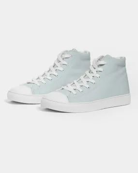 Pale Blue Cool Green Women's High-top Canvas Sneakers | Women's | Bright Pale Blue Cool Green | C10M0Y5K0