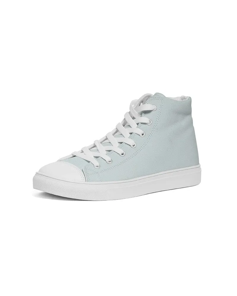 Pale Blue Cool Green Women's High-top Canvas Sneakers | Women's | Bright Pale Blue Cool Green | C10M0Y5K0