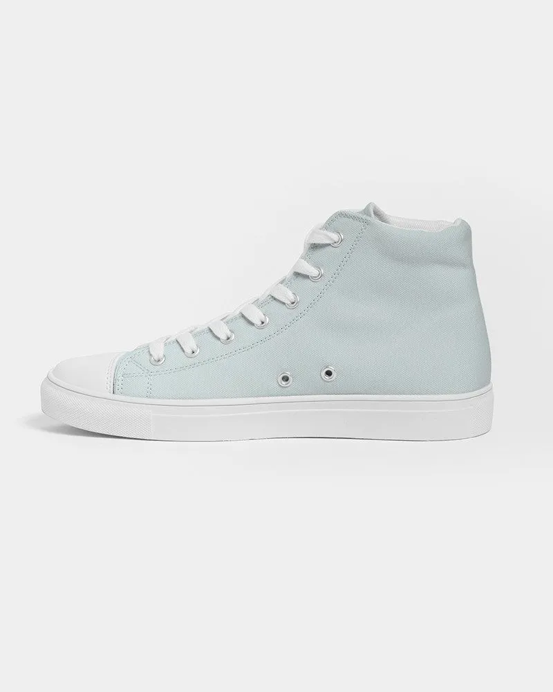 Pale Blue Cool Green Women's High-top Canvas Sneakers | Women's | Bright Pale Blue Cool Green | C10M0Y5K0