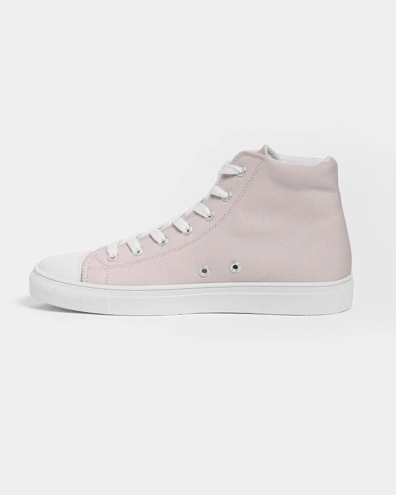 Pale Pink Women's High-top Canvas Sneakers | Women's | Bright Pale Pink | C0M10Y5K0