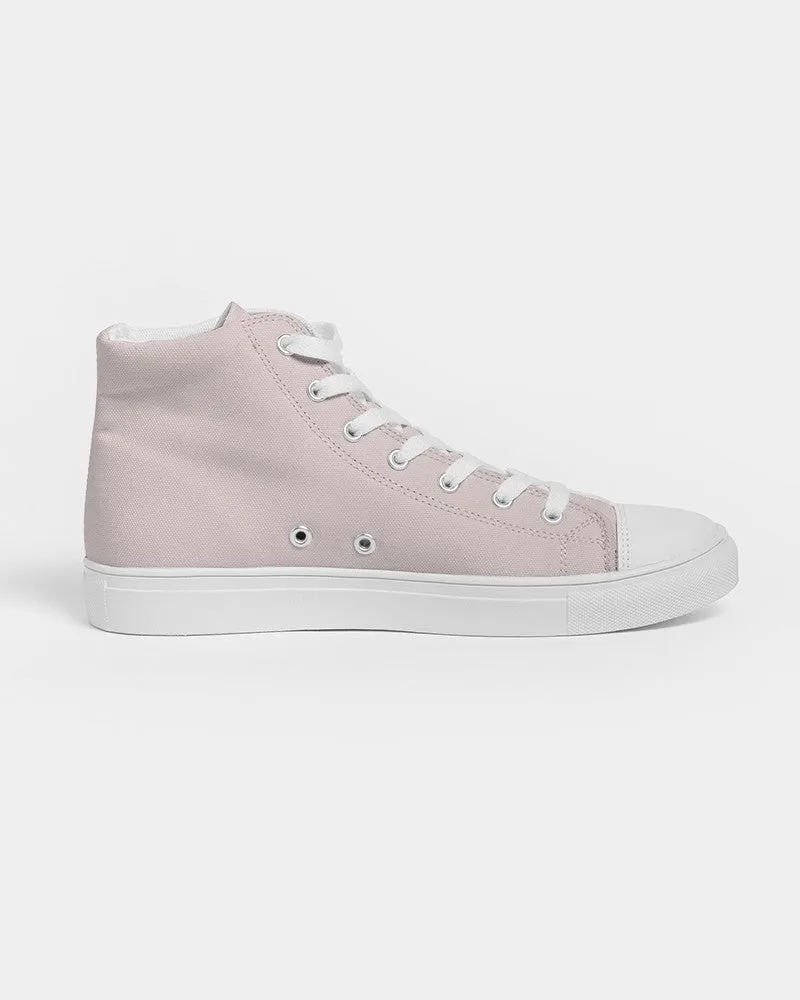 Pale Pink Women's High-top Canvas Sneakers | Women's | Bright Pale Pink | C0M10Y5K0