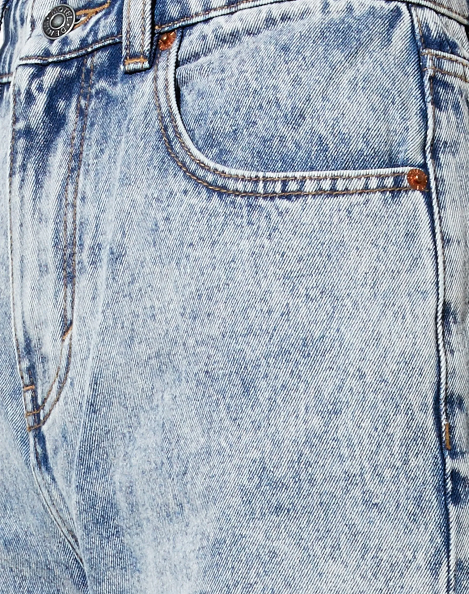 Parallel Jean in Acid Blue Wash