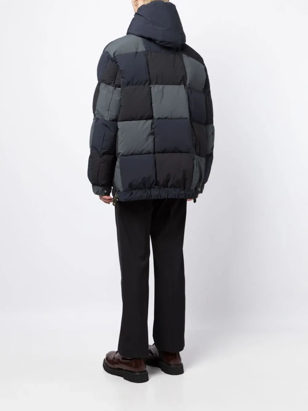 Patchwork Padded Blouson