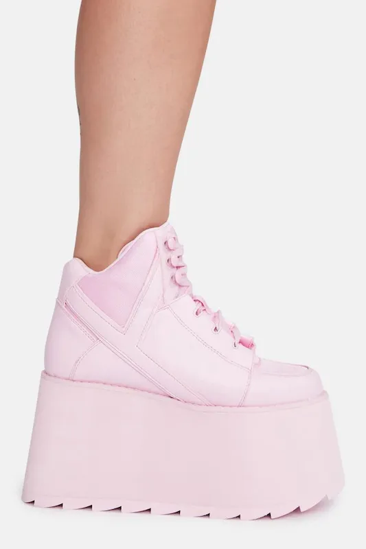 Platform Lace Up Sneaker