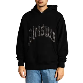 Pleasures Twitch Studded Hoodie Black