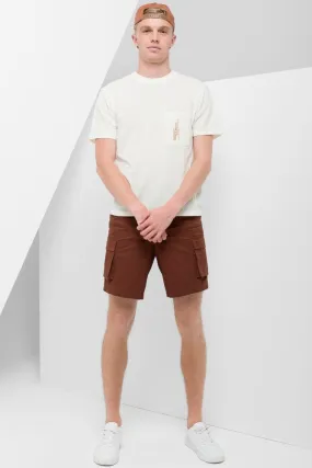 Pocket Short Sleeve T-Shirt Cream