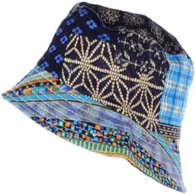 Reversible Printed Bucket hat JH620 blue