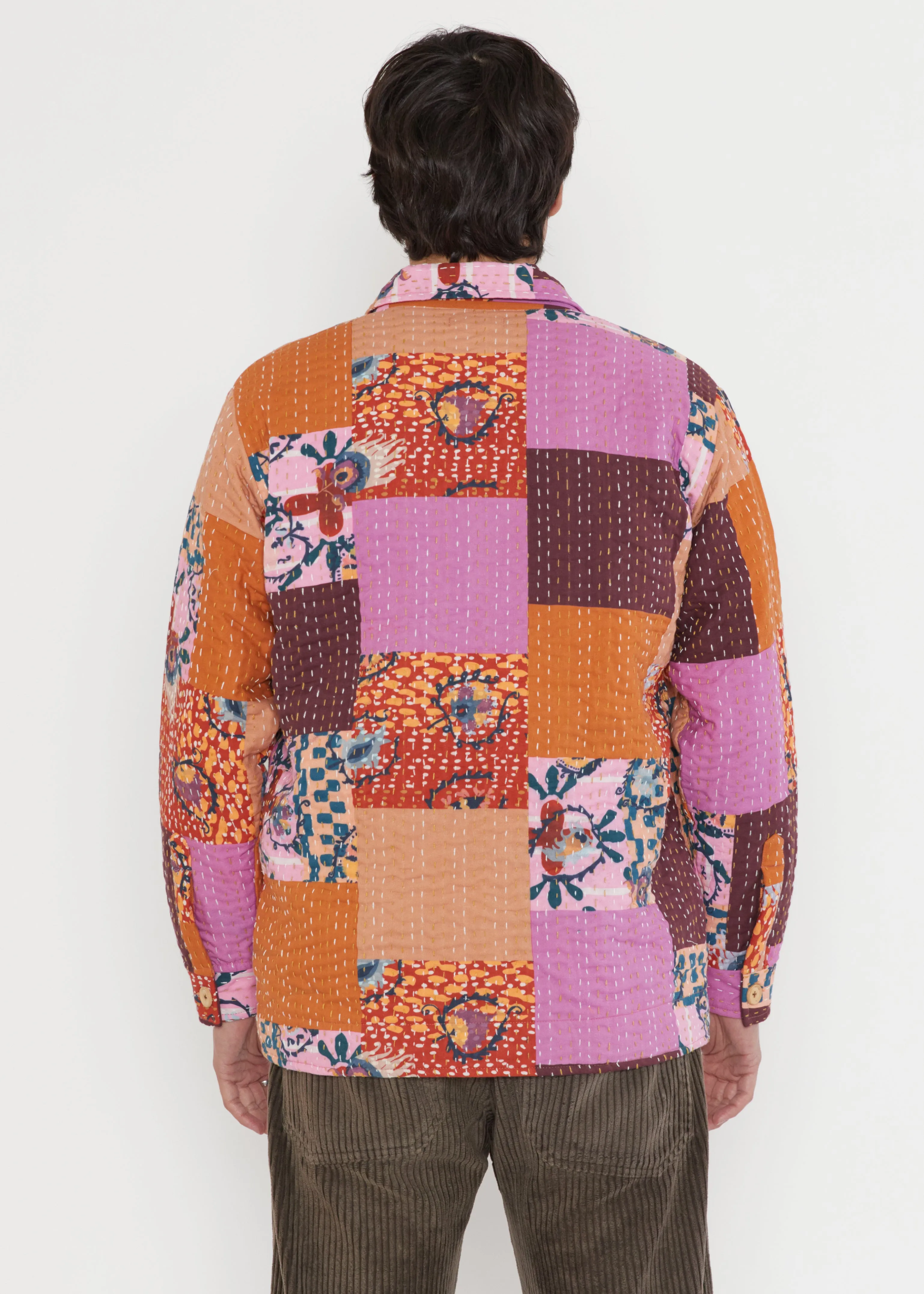 Saarik Patchwork Zip Up Jacket