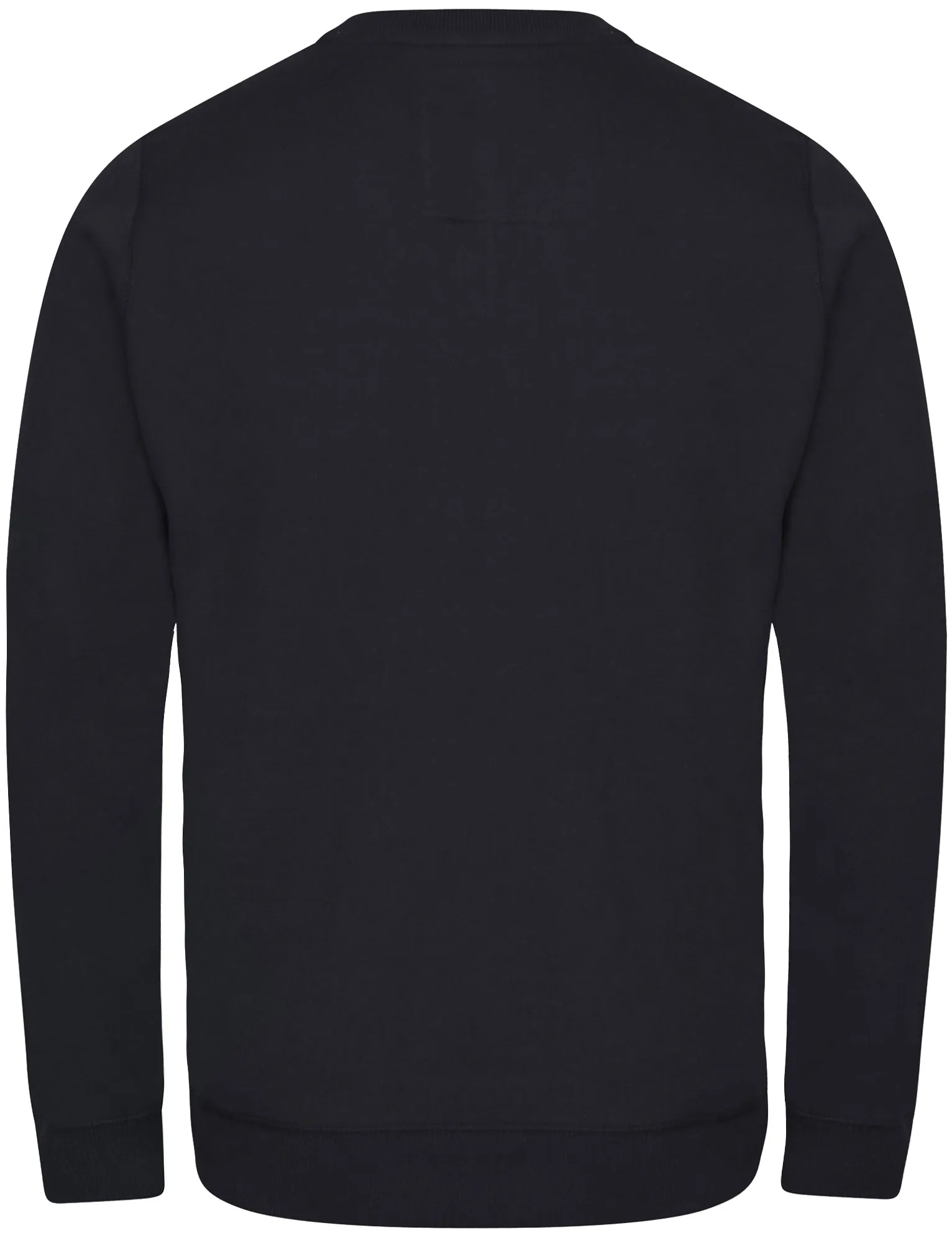 Slash Destroyed Ripped Front Sweatshirt in Navy