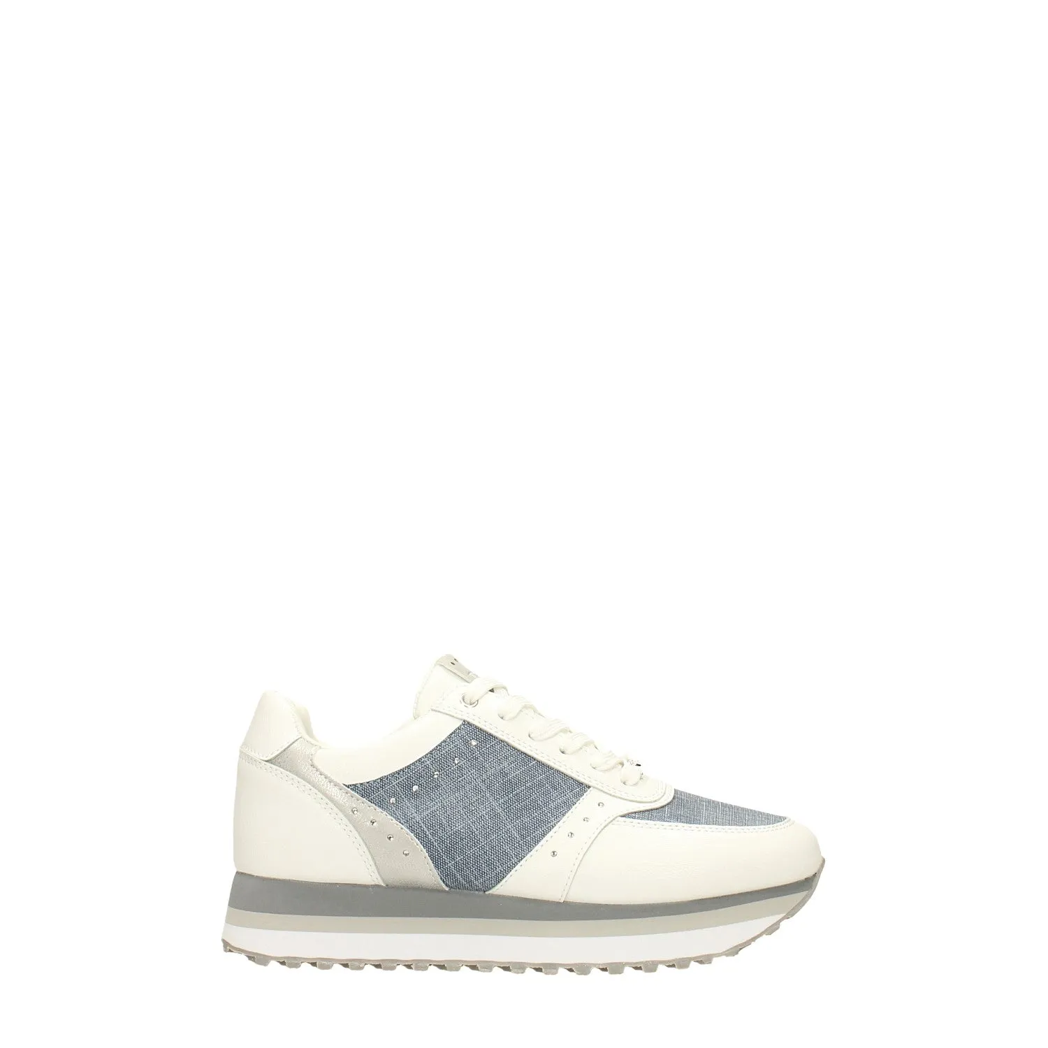 Sneakers platform con inserti