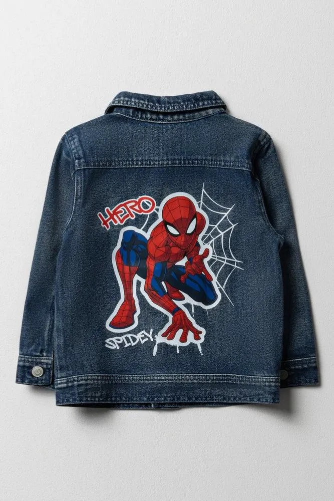 Spider-Man Denim Jacket Blue