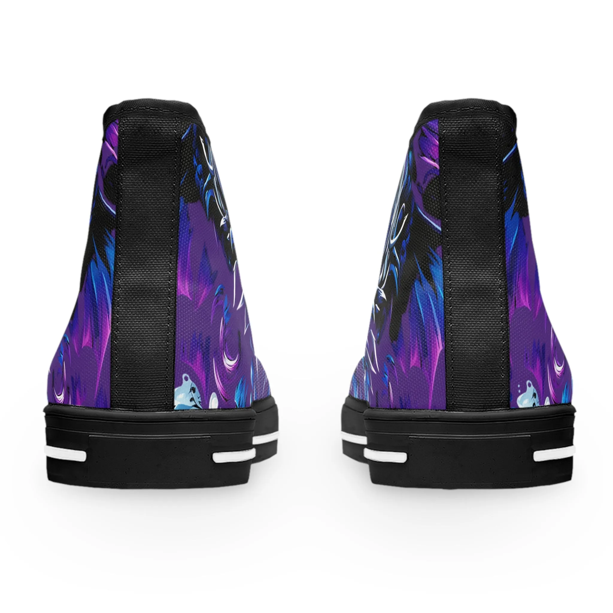 Women's High Top Sneakers - Electric Dragon